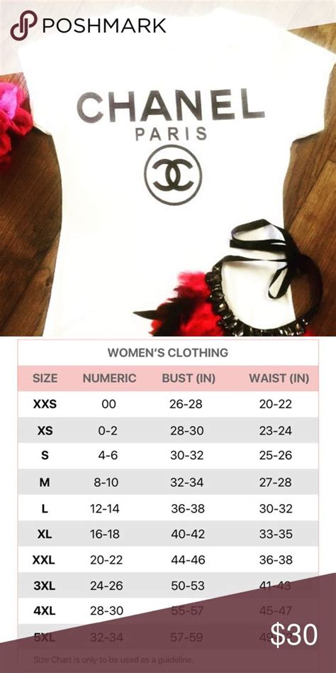 chanel clothing size